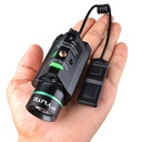 Gun Rail Mount PLG-P35 Tactical LED Flashlight Weapons Light w/ Green Laser