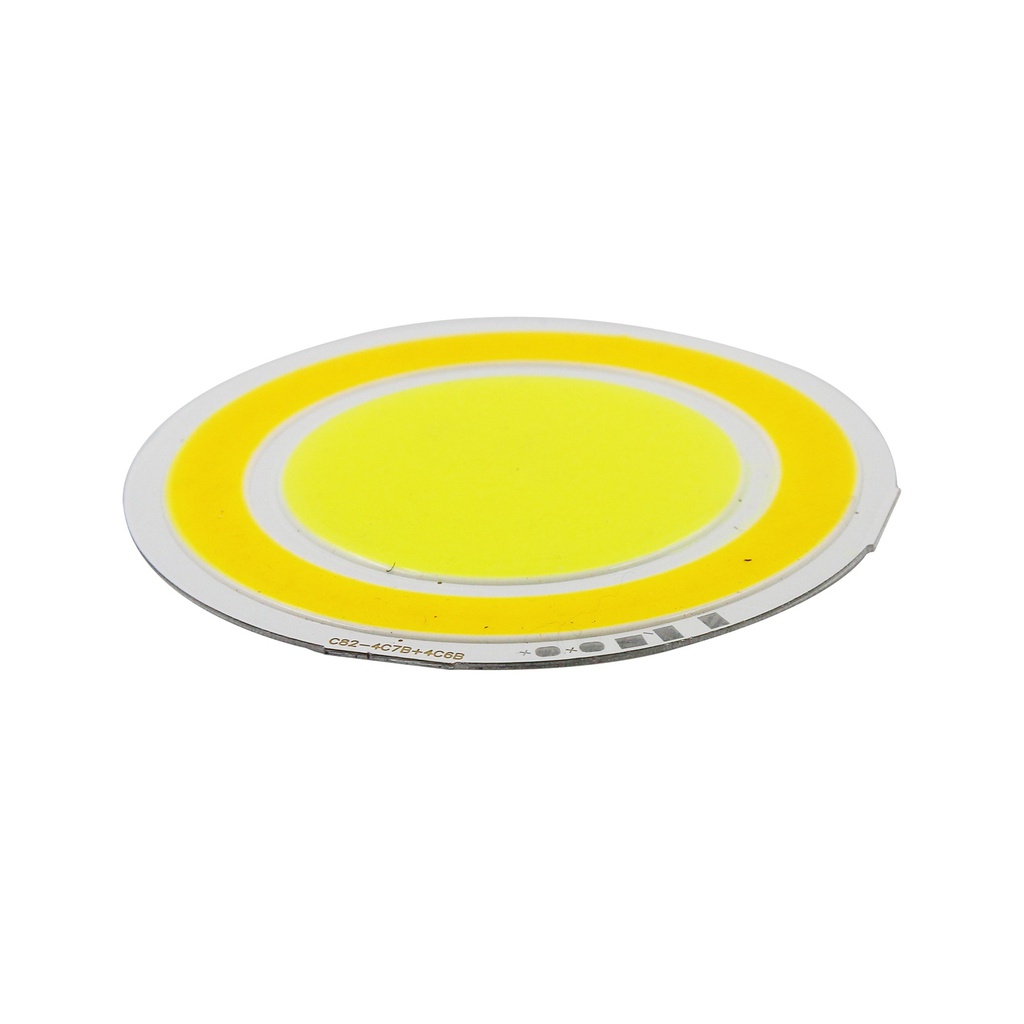 5.6*2W LED Round COB Module Panel DC12V/450mA 82MM Dual CCT Warm White + White