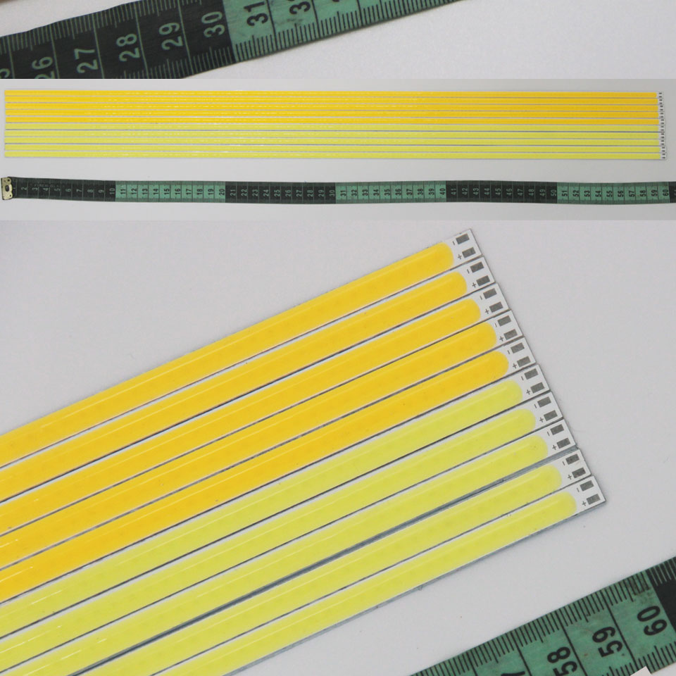 200-600*6mm COB LED Strip Bar Light DC12V 6-16W