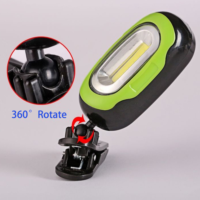 Hat Cap Brim Light Night Fishing Bait Changing Night Running Safety Warning COB LED Light 360 Degree Rotating