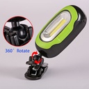 Hat Cap Brim Light Night Fishing Bait Changing Night Running Safety Warning COB LED Light 360 Degree Rotating