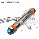 【4 IN 1】POWERLITE USB Rechargeable Waterproof Travel Light LED Lamp + Magnetic Torch + Power Bank + Car Escape Hammer
