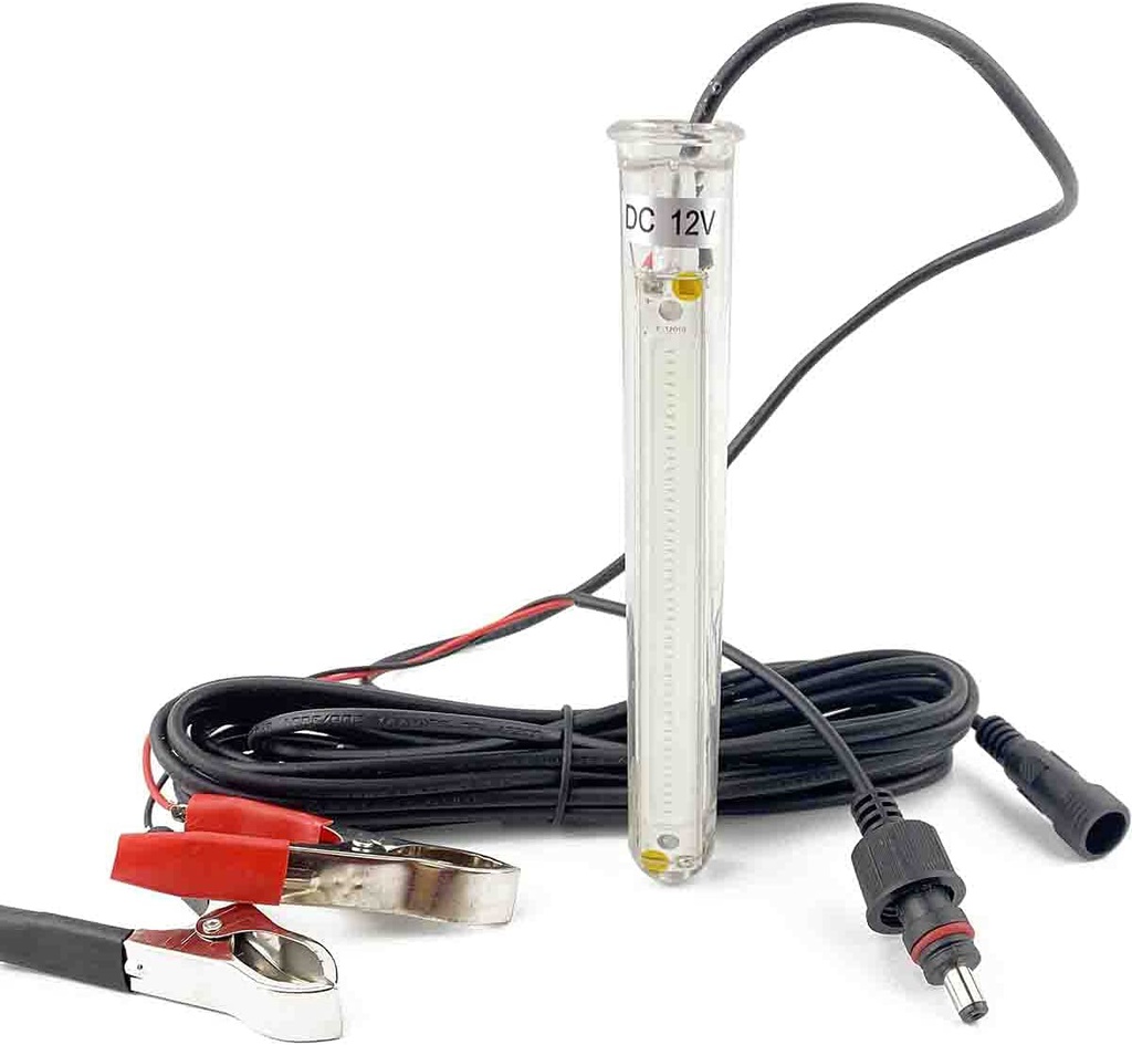 DC12V 30W 3500Lumens COB LED Underwater Fishing Light Compact ...